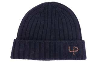 Loro Piana Logo Embroidered Ribbed-Knit Beanie