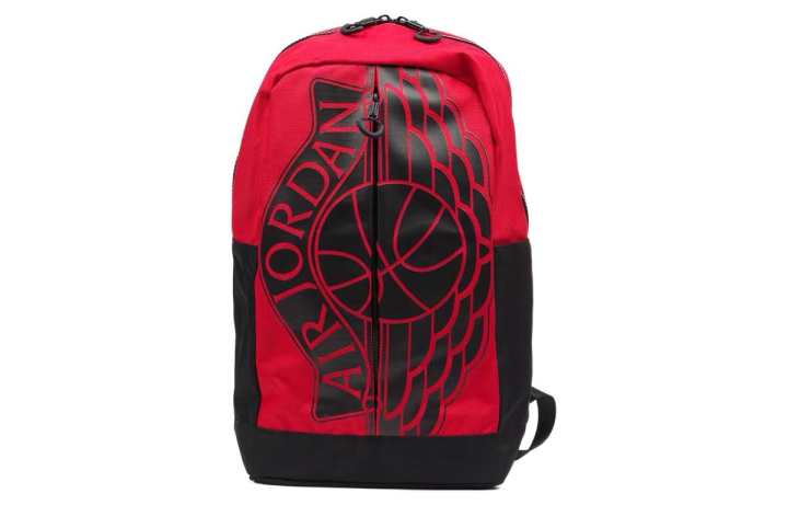 Jordan Jordan Polyester Backpack Regular Unisex Black/Red