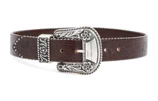 Golden Goose Cow Leather Belts Women's Brown