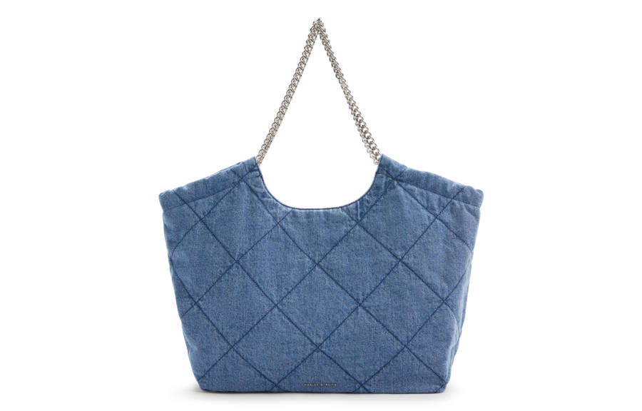 CHARLES&KEITH Pu Tote Bag, Shopping Bag, Hobo Bag, Handbag Extra Large Women's Multicolor