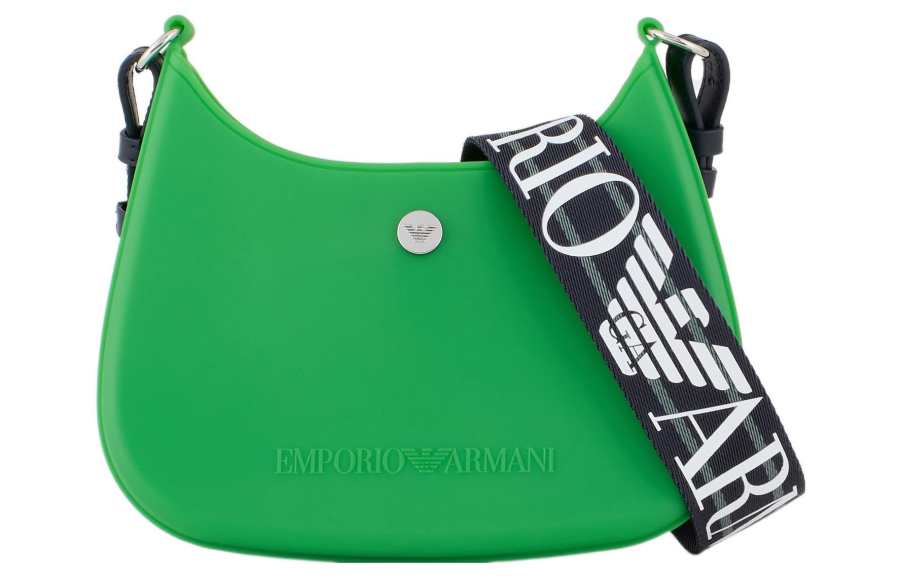 EMPORIO ARMANI Polyester Jelly Bag, Crossbody Bag, Shoulder Bag Women's Green