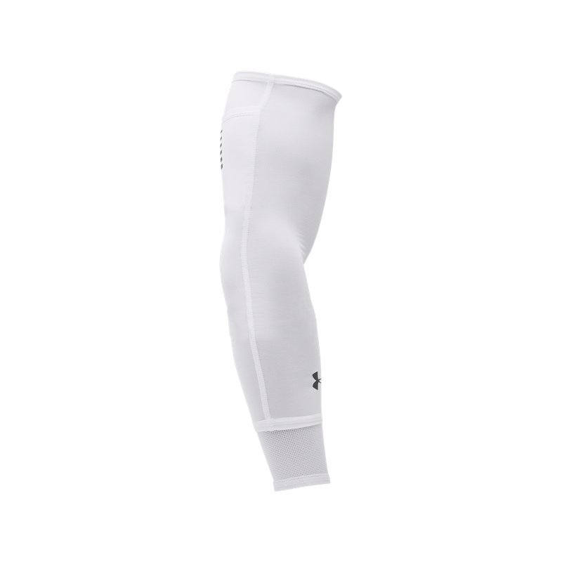 Under Armour Basketball, Cycling, Fitness Arm Guards Black White Polyester, Elastane
