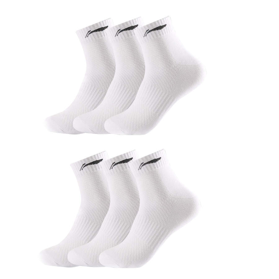 Li-Ning Li Ning Badminton Equipment Socks Multicolor Combed Cotton, Polyester, Elastane Unisex