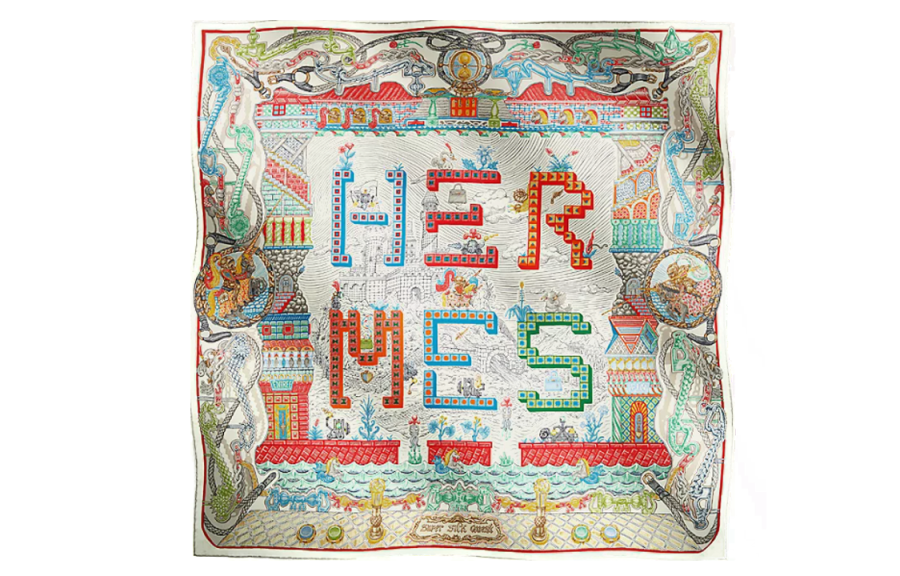 HERMES HERMES Detail Scarves Women's Multicolor