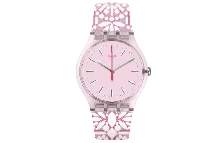 SWATCH SWATCH Unisex 41mm Pink Watch SUOP109