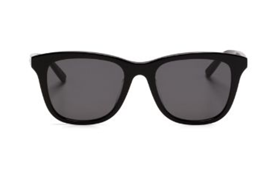 SAINT LAURENT SAINT LAURENT Irregular Shape Sunglasses Men's Black
