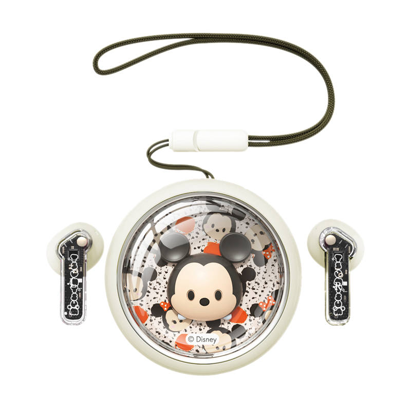Disney LY886 Mickey Mouse Small And Cute, Transparent, Stylish Rope Bracelet With Music In ear
