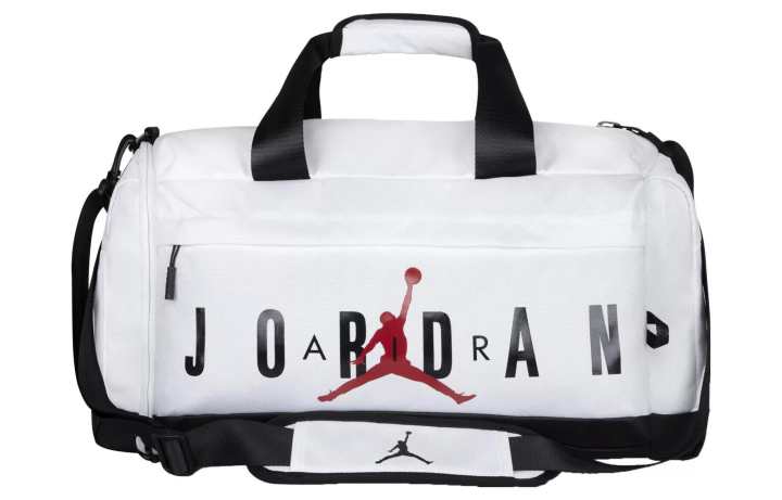 Jordan Jordan Polyester Luggage Bag Travel Bag Unisex White