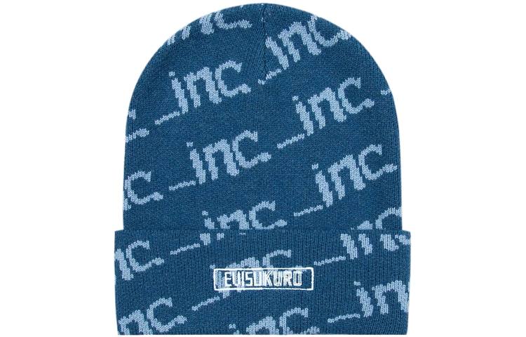 EVISU EVISU Beanies Unisex Brown Blue