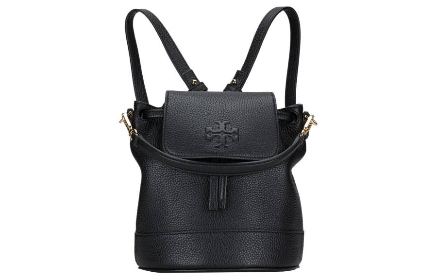TORY BURCH TORY BURCH Tory Burch Leather Backpack Women's Black