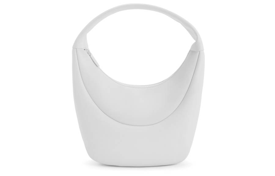 CHARLES&KEITH Polyurethane Charles & Keith Bag Shoulder Bag Crescent Bag Handbag Medium Women's White/Black
