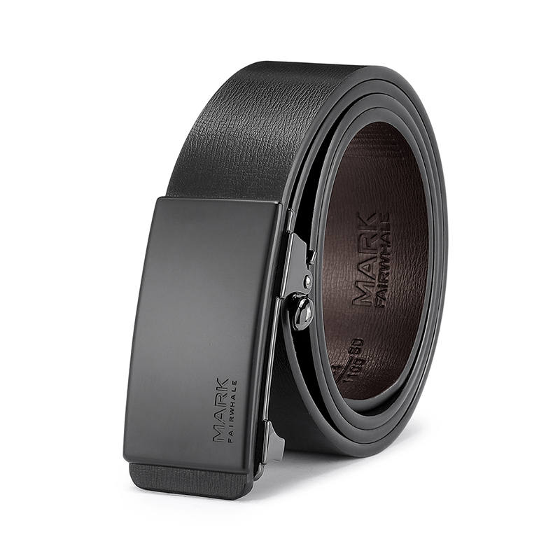 FAIRWHALE FAIRWHALE Split Cow Leather Belts Men's Width 3.4CM