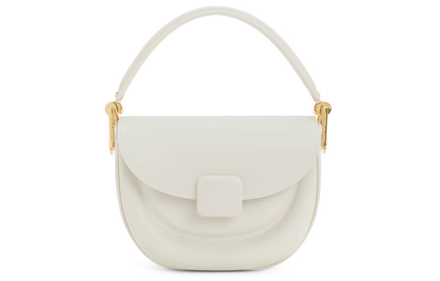 CHARLES&KEITH Pu Handbag, Shoulder Bag, Crossbody Bag Small Women's White/Black/Chocolate/Green