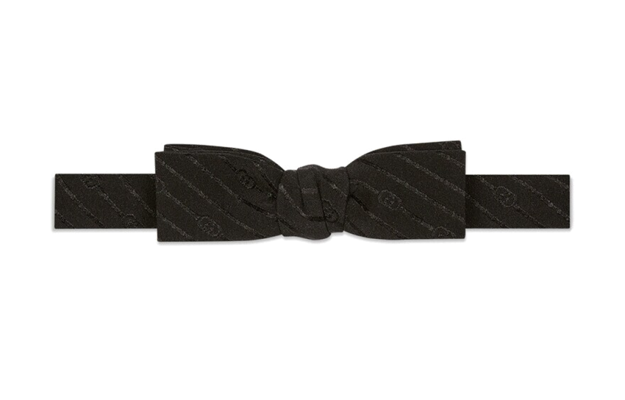GUCCI GUCCI Logo Detailed Bow Tie