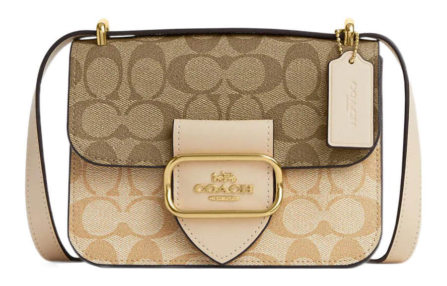 COACH Morgan 18 Square Crossbody In Blocked Signature Canvas