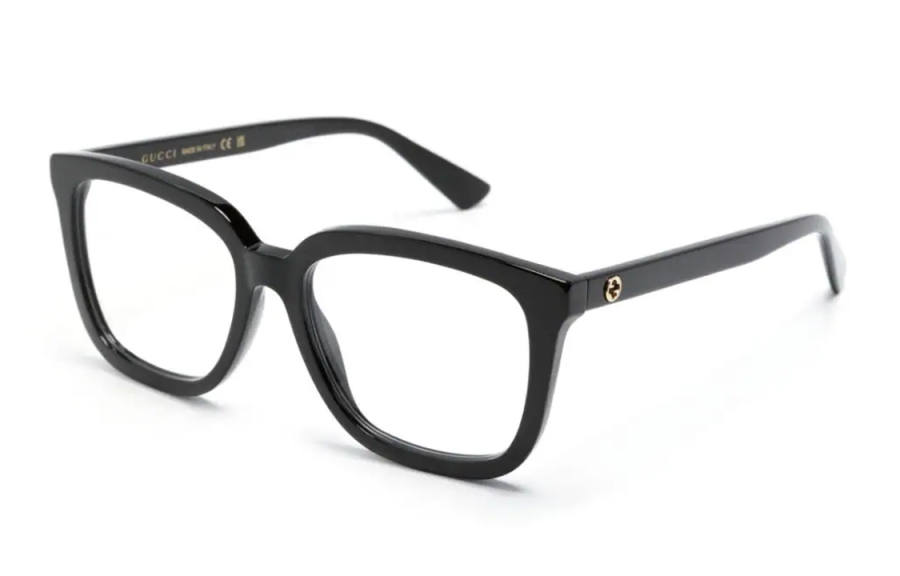 GUCCI GUCCI Square Eyeglass Frames Women's Black