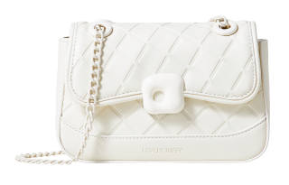Miffy Pu Chain Bag, Small Square Bag, Shoulder Bag, Crossbody Bag Regular Women's Ecru/Pink