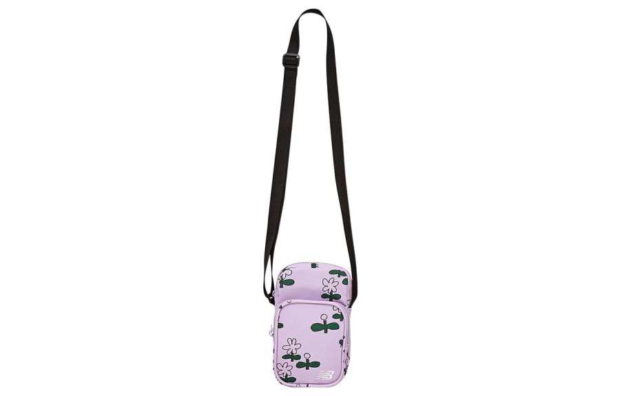 New Balance New Balance Patterned Print Polyester Shoulder Bag, Crossbody Bag Regular Women's Pink Purple