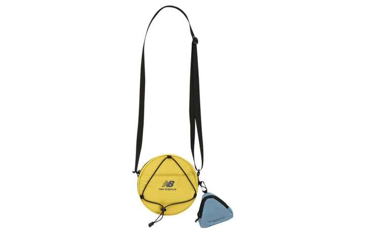 New Balance New Balance Nylon Polyester Shoulder Bag, Crossbody Bag Regular Unisex Yellow