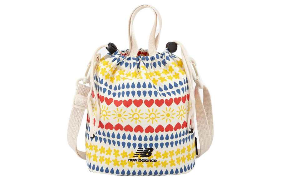 New Balance New Balance Patterned Print Cotton Bucket Bag, Shoulder Bag, Crossbody Bag Mini Women's Multicolor