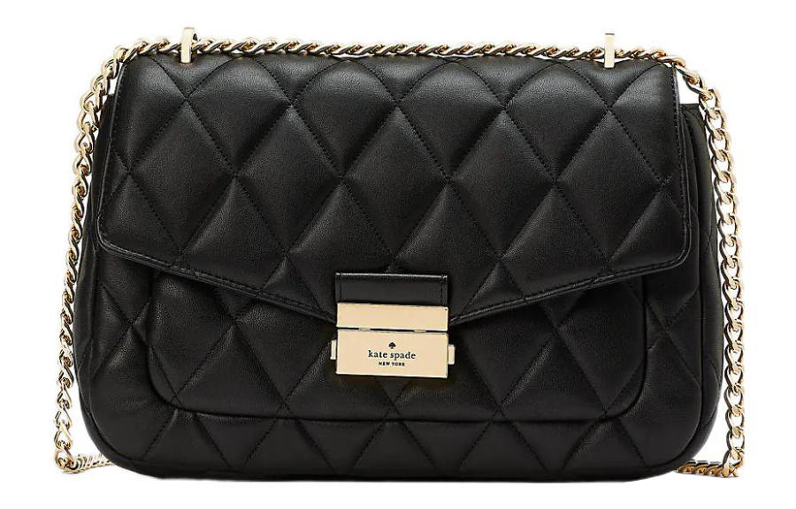 Kate Spade Leather Crossbody Bag, Shoulder Bag Women's Black