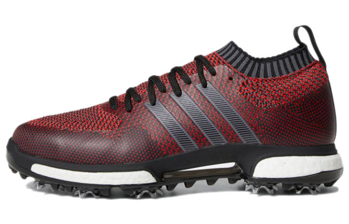 Adidas Adidas Tour360 Breathable Low top Golf Shoes Men's Red Black