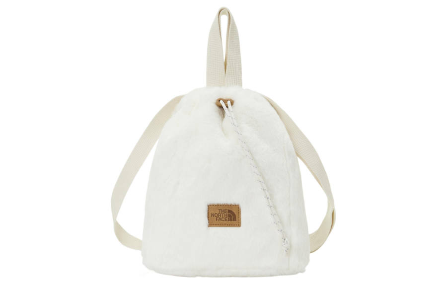 THE NORTH FACE 16L Bucket Bag Portable One Shoulder Crossbody Outdoor Bag Polyester White Unisex