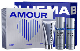 BLUE MAN Men's Whitening Cleanser And Toner Gift Set Skincare Sets