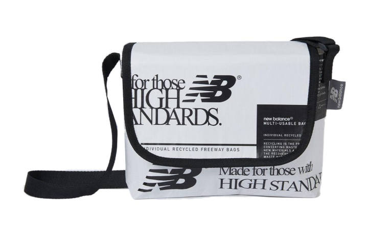 New Balance New Balance Polyester Shoulder Bag, Crossbody Bag Unisex White