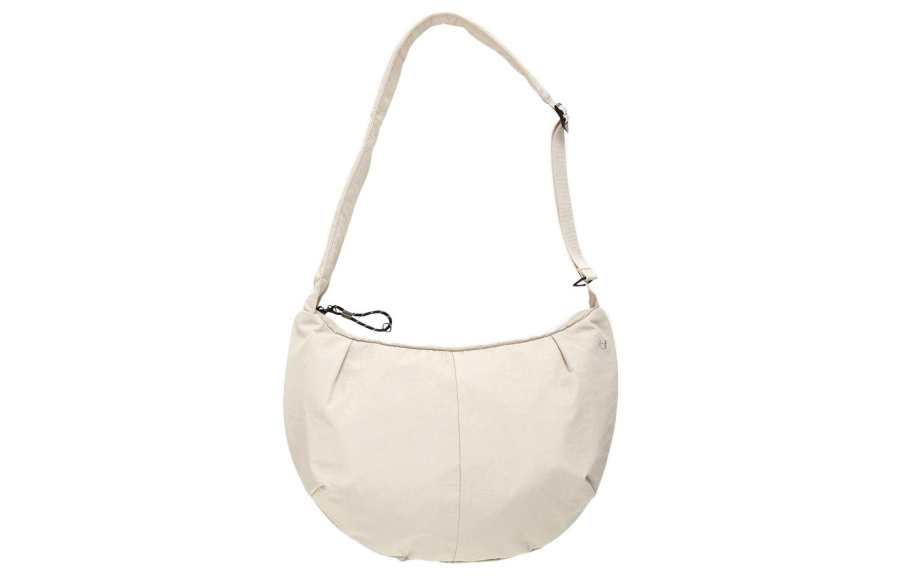 New Balance New Balance Nylon Crescent Bag, Shoulder Bag, Crossbody Bag Regular Women's White