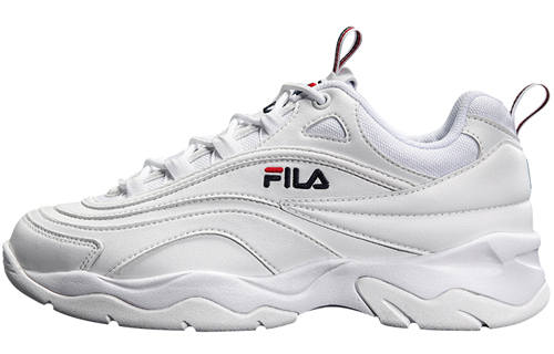 FILA Ray Series Vntg Chunky Sneakers White/Red Women's