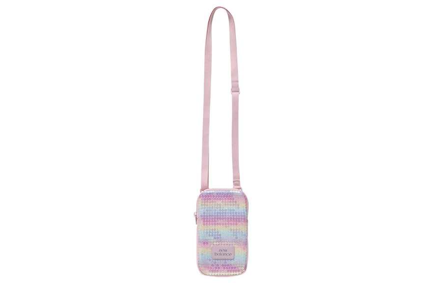 New Balance New Balance Polyester Shoulder Bag, Crossbody Bag Cell Phone Pouch Regular Women's Multicolor