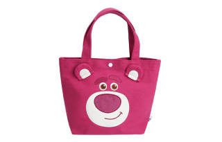 POTDEMIEL Disney/Disney Lotso Cotton Small Handbag Mickey Mouse Family Handbag, Rex Ham Pig Handbag Unisex