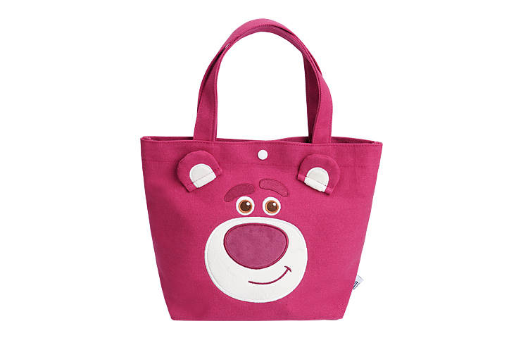 POTDEMIEL Disney/Disney Lotso Cotton Small Handbag Mickey Mouse Family Handbag, Rex Ham Pig Handbag Unisex