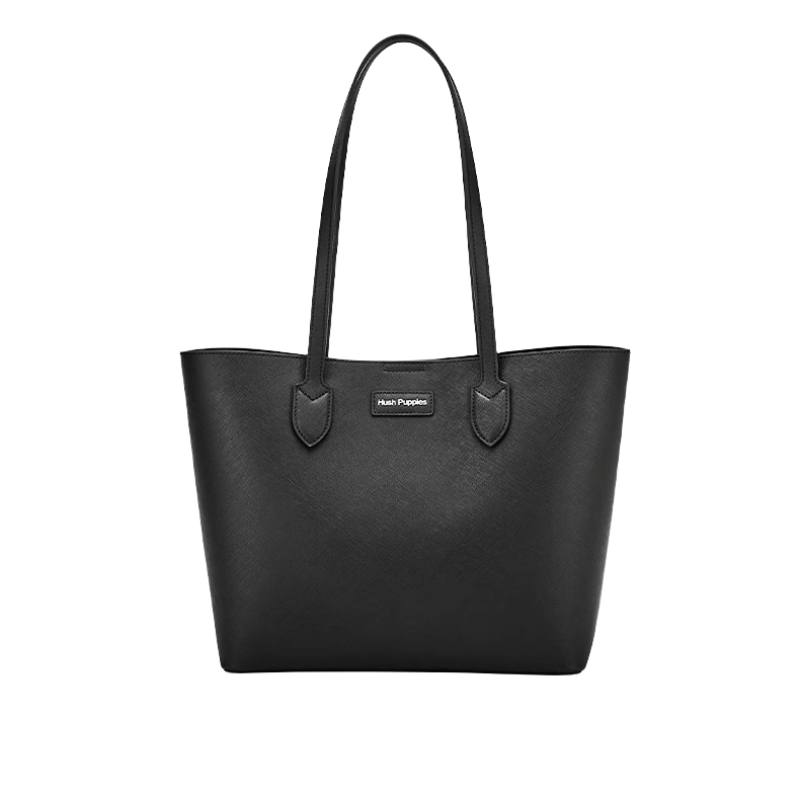 Hush Puppies Synthetic Leather Tote Bag, Shopping Bag, Shoulder Bag Women's Coffee