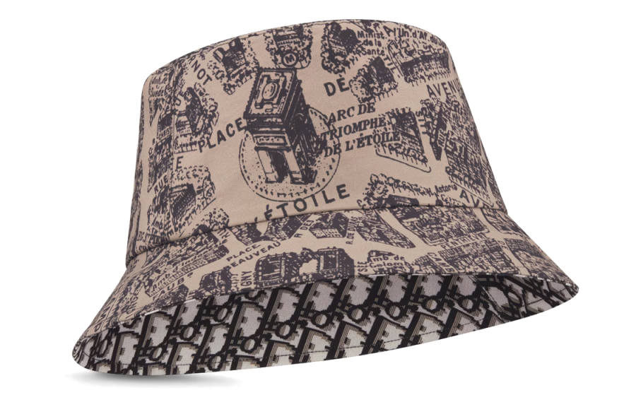 DIOR DIOR Polyester Cotton Bucket Hats Women's Brown