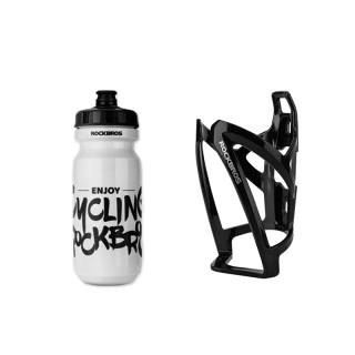 ROCBROS ROCKBROS Outdoor Water Equipment Outdoor Water Bottle 600ML Cycling PP5 Bottle Body, Silicone Bottle Nozzle