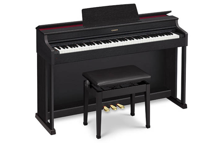CASIO CASIO AP470 Digital Piano, Upright Piano Appearance, Integrated Design With Wooden Frame And Three Pedals