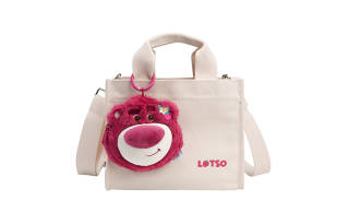 POTDEMIEL Disney/Disney Strawberry Bear Series Polyester Handbag Unisex