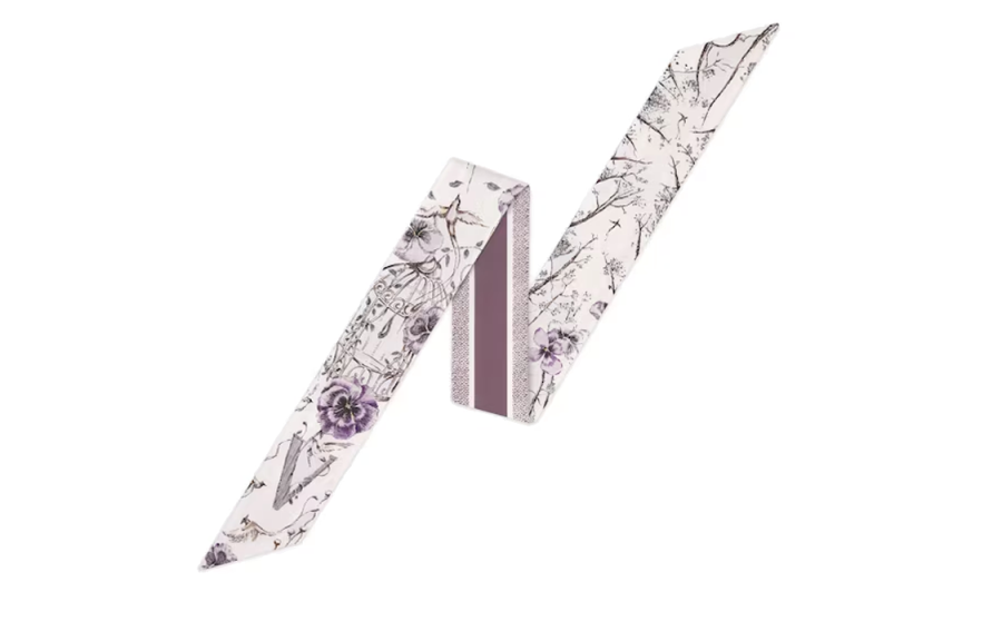 DIOR DIOR Silk Scarves Women's Beige