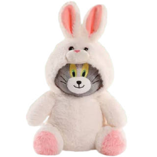HUGKIS x HUANA Tom And Jerry Tom And Jerry Tom Cat Dolls Plush Doll 20cm/22cm/30cm Height