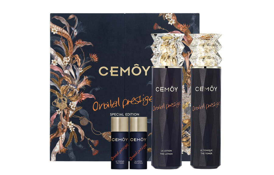 Cemoy Oppo Blue Radiance Blue Bestie Water & Emulsion Gift Box Skincare Sets Tightening Hydrating Repairing