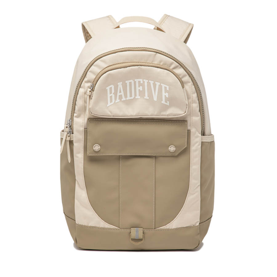 Li-Ning Li Ning Badfive Polyester Backpack Regular Unisex Dusty Khaki/Light Chestnut Brown