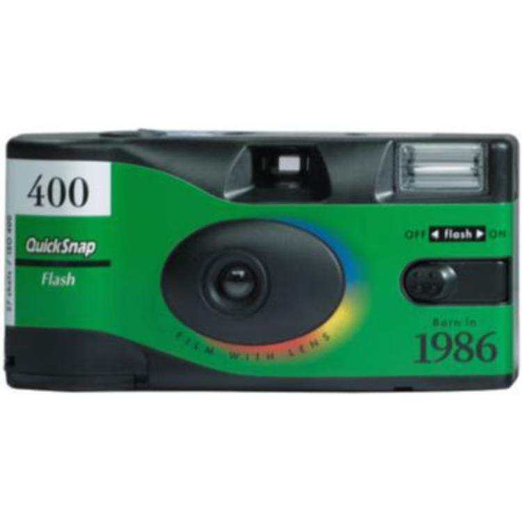FUJIFILM QuickSnap 1986 Disposable, Vintage Film Camera Film Cameras