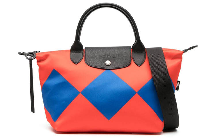 LONGCHAMP Le Pliage Recycled Polyester Canvas Shoulder Bag, Crossbody Bag, Handbag Small Women's Bright Red
