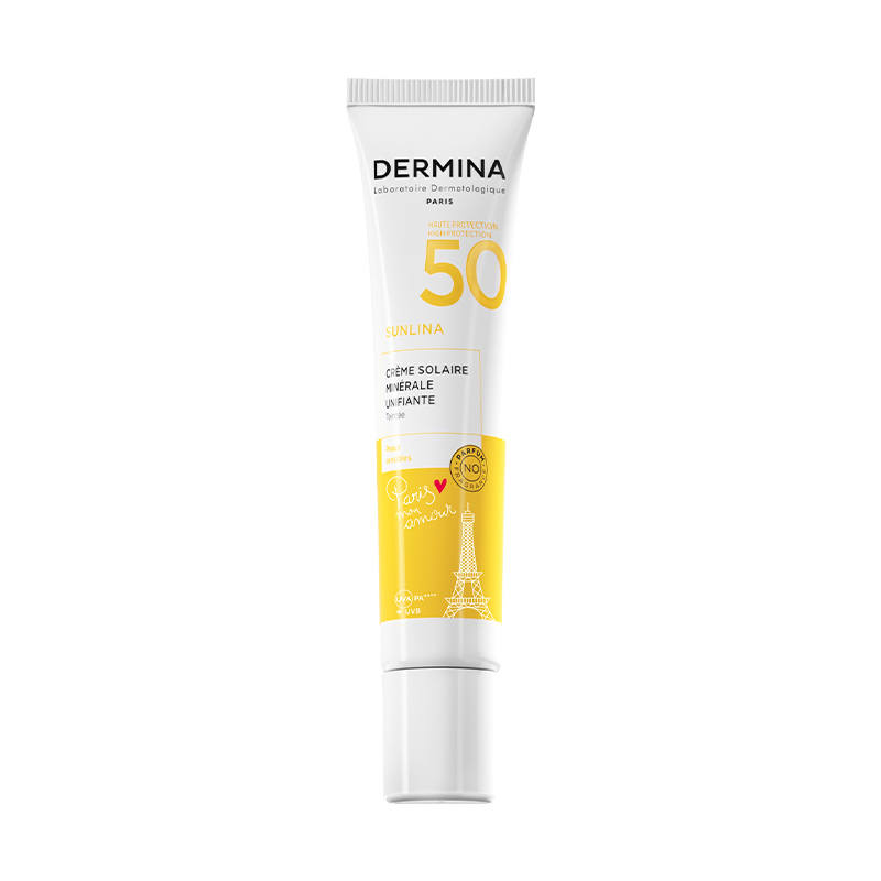 DERMINA Soothing And Natural Repair Sunscreen Creams Oil Control SPF50+ PA++++ 40ml