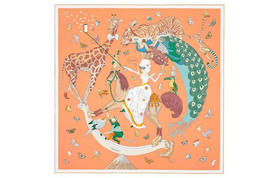 HERMES HERMES Scarves Women's