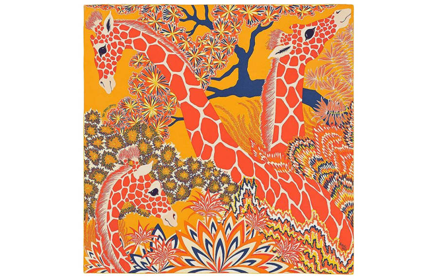 HERMES HERMES Scarves Women's Orange