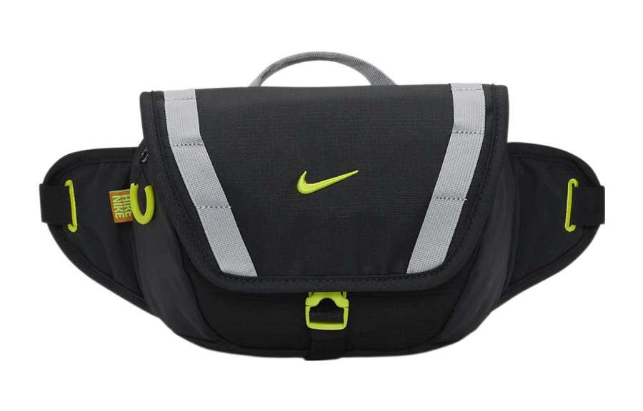 Nike Nike Fabric One Shoulder Crossbody Fanny Pack Regular Unisex Black/Gray