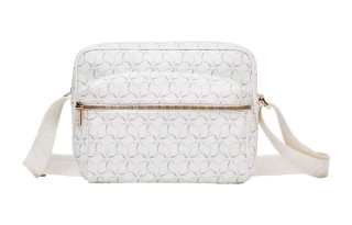 LI-NING 1990 LI NING 1990 PU Leather Shoulder Bag, Crossbody Bag Regular Unisex White